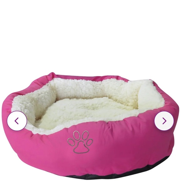 NEW, never used, Soft polyester plush pet bed, see pictures - Picture 2 of 5